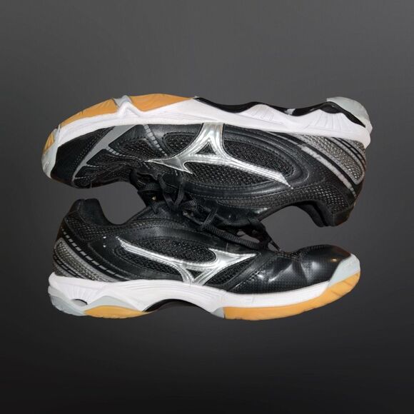 Mizuno Women's Wave Hurricane WOMS WH-BK Volleyball Shoe Size - Picture 6 of 9